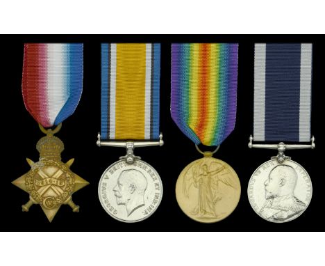 Four: Stoker Petty Officer W. Eames, Royal Navy  1914-15 Star (153764, W. Eames, S.P.O., R.N.); British War and Victory Medal