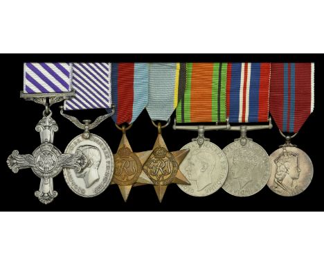 A good Second War D.F.C., D.F.M. group of seven awarded to Air Observer Flight Lieutenant R. T. Lambert, Royal Air Force, who