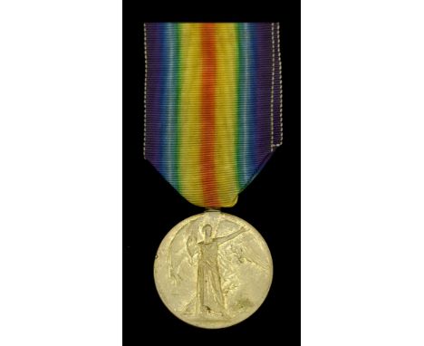 Victory Medal 1914-19 (32203 Pte. J. W. Emmerson. R.A.M.C.) very fine £80-£100  ---  M.M. London Gazette 6 August 1918.  Jame