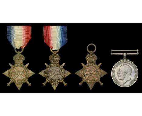 1914-15 Star (3) (Sjt. E. R. Walker Ermelo. Cdo.; Burg. G. I. Jordaan. Heidelberg Kdo.; Burg A. A. Pieterge Wolmstd Kdo); Bri