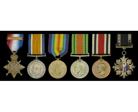 Five: Acting Staff Sergeant E. W. Wagstaff, Royal Army Medical Corps  1914 Star, with copy clasp (1684 Pte. E. W. Wagstaff. R