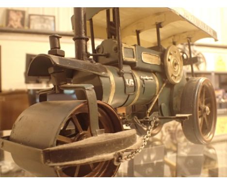 Tinplate model of steam roller Consuelo Allen