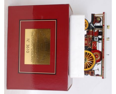 MIDSUMMER MODELS Britannia 1:24 scale boxed diecast model traction steam engine, complete in original box, with all packaging