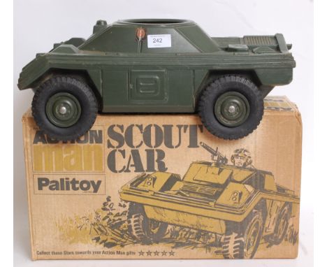 ACTION MAN: An original Palitoy Action Man Scout Car, boxed with instructions.