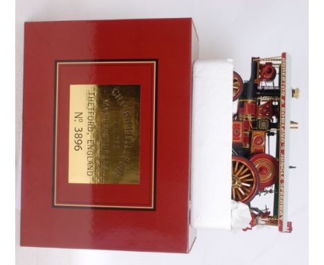 MIDSUMMER MODELS Britannia 1:24 scale boxed diecast model traction steam engine, complete in original box, with all packaging