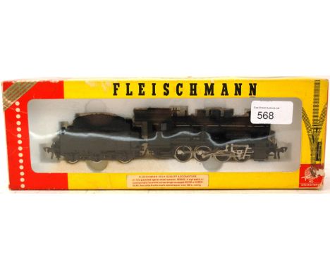 FLEISCHMANN: An original Fleischmann HO gauge 4146 railway trainset locomotive within original box with instructions.

NOTE: 