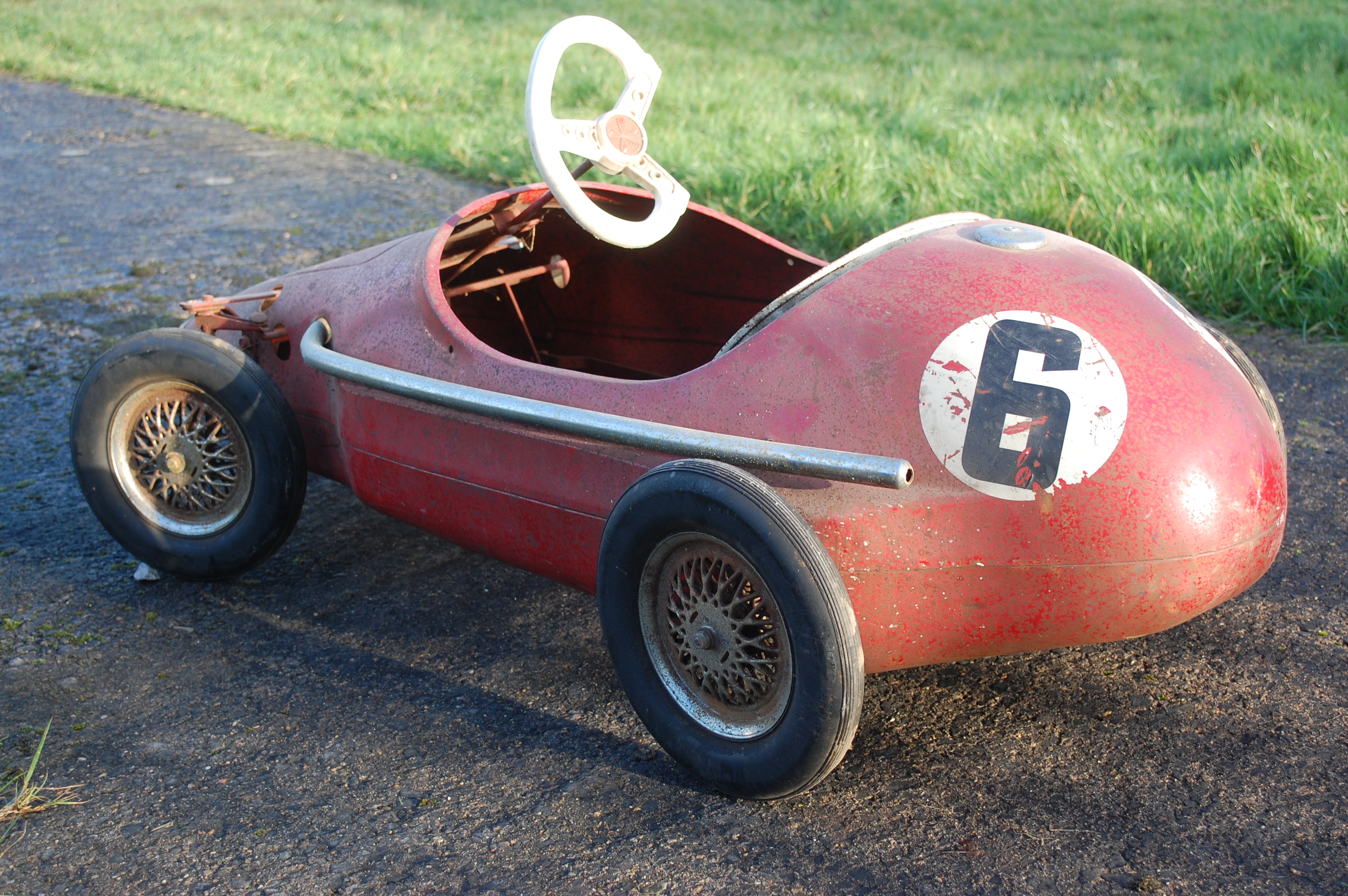 TRIANG PEDAL CAR; Triang Grand Prix Pedal Racing Car c.1961 of