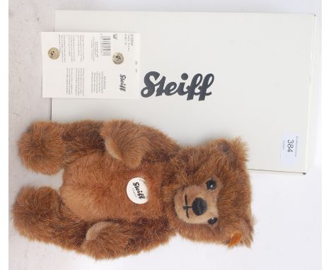 STEIFF; Grizzly Ted teddy bear 010644, complete with original box and paperwork etc