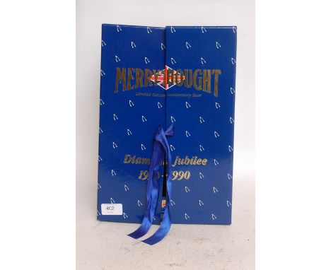 MERRYTHOUGHT; An original Merrythought Teddy Bear - Diamond Jubilee Limited Edition bear from 1990 - in original presentation