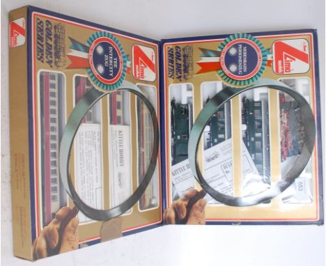 LIMA: 2x  original vintage Lima Models Railway trainset 00 Gauge gift sets 109728G and 109726G. Both in original boxes with p