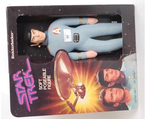An original 1979 Knickerbocker Star Trek 'Soft Poseable Figure' of Mr Spock. In original packaging.