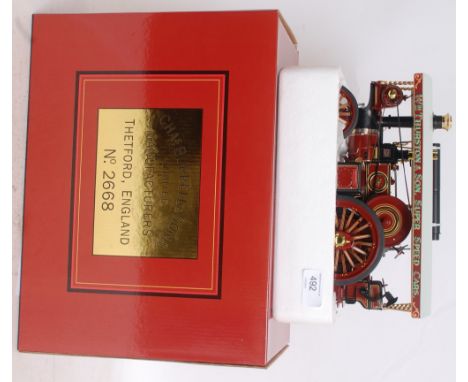 MIDSUMMER MODELS Britannia 1:24 scale boxed diecast model traction steam engine, complete in original box, with all packaging