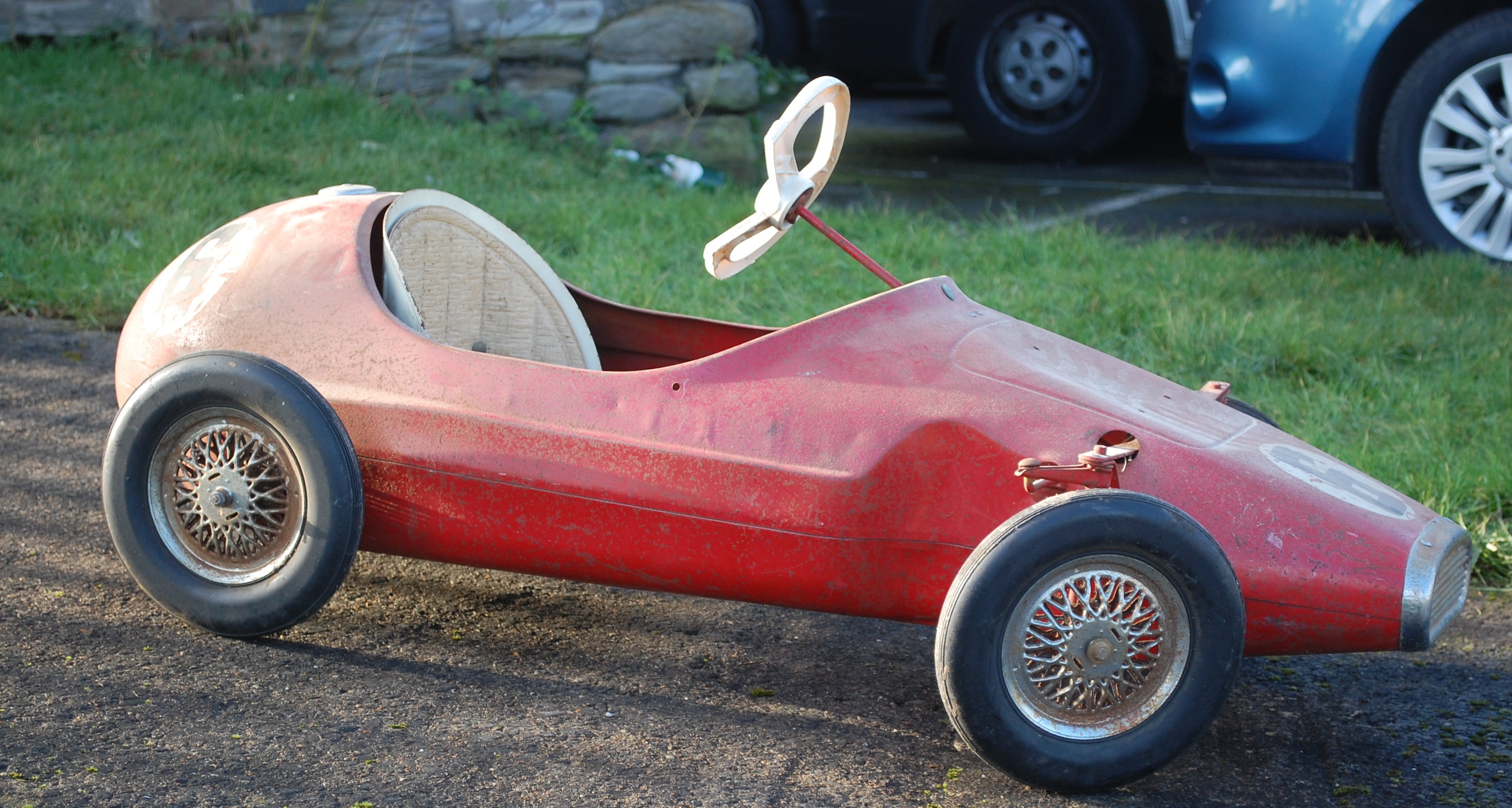 TRIANG PEDAL CAR; Triang Grand Prix Pedal Racing Car c.1961 of