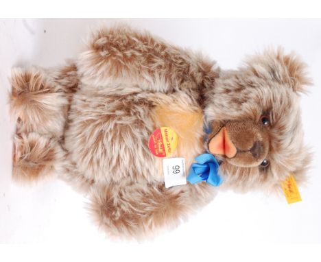 STEIFF: An original Steiff Mohair Zetty furry teddy bear 009204, with Steiff button to ear.