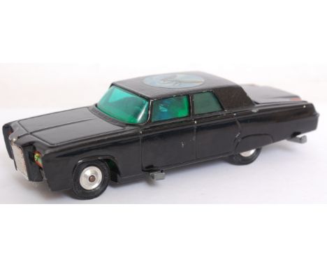 CORGI; An original vintage Corgi Green Hornet diecast model car, complete with spinning disc to rear and missile to front.