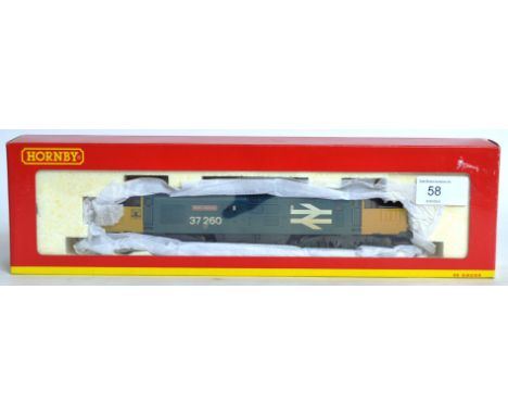 HORNBY: An original Hornby 00 Gauge R247A Co Co 37260 Radio Highland locomotive. In original box with paperwork.

Notes: this