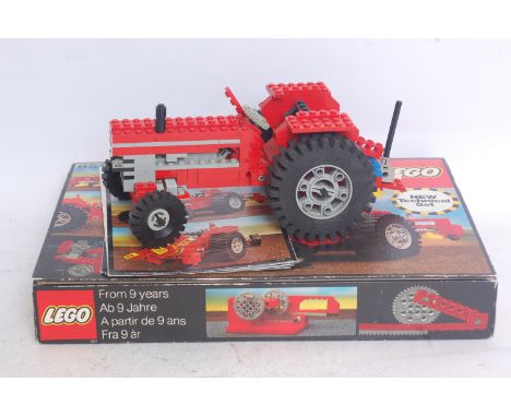 LEGO; A vintage 1970's Lego Technical Set 851 Tractor. Model appearing complete with original box and instructions. 