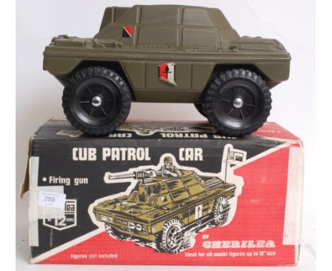 ACTION MAN; An original boxed Action Man / GI Joe non-branded Cherilea Cub Patrol car in original box.
