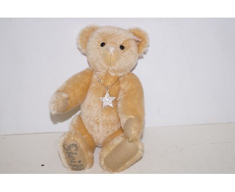 Steiff Swarovski Bear, Krystopher with COA &amp; boxed