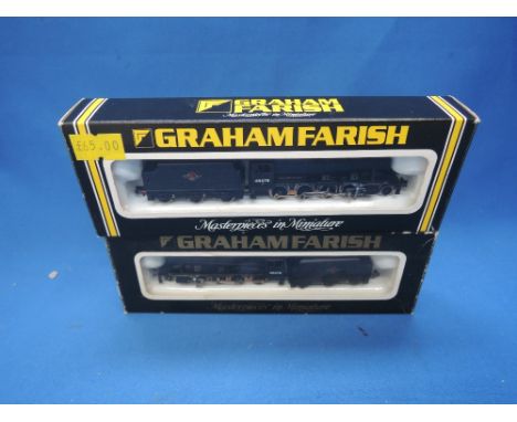 Two Graham Farish N gauge 2-8-0 loco's & tenders 48476, both boxed