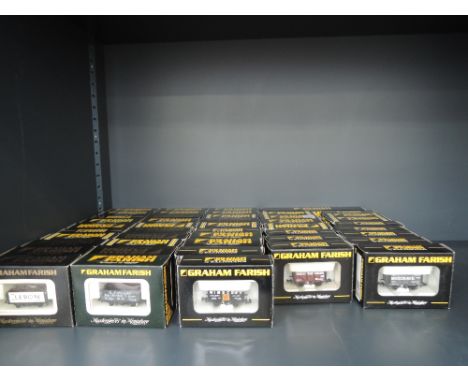 Forty Six Graham Farish N gauge items of rolling stock, all boxed