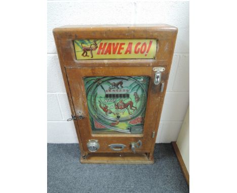 A vintage penny slot arcade machine, Have A Go, 