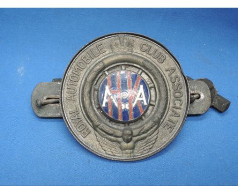A mid 20th century Hong Kong Royal Automobile Club Association car badge