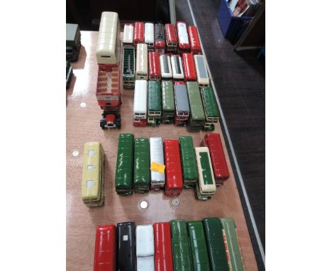 Thirty Eight modern Corgi and similar die-cast buses