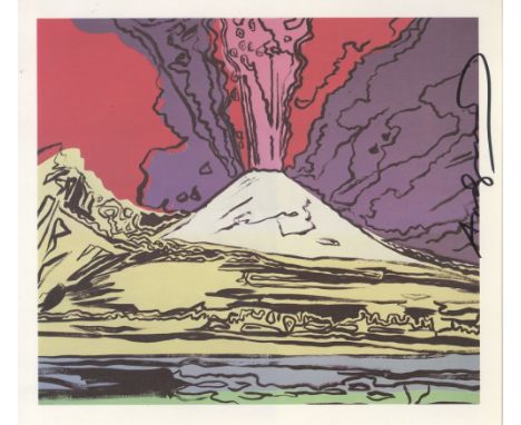 Artist: Andy Warhol (American, 1928 - 1987). Title: "Vesuvius #06". Medium: Color offset lithograph. Date: Composed 1985. Dim