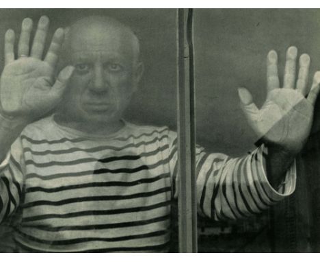 Artist: Robert Doisneau (French, 1912-1994). Title: "Picasso a Vallauris, 1952". Medium: Original vintage photogravure. Date: