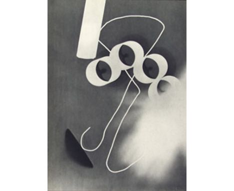 Artist: Man Ray (American, 1890 - 1976). Title: "Rayograph - 098". Medium: Original vintage photogravure. Date: Composed c192