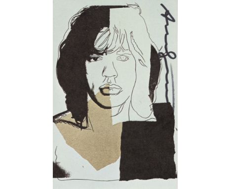 Artist: Andy Warhol (American, 1928 - 1987). Title: "Mick Jagger #02 (first edition) [announcement]". Medium: Color offset li