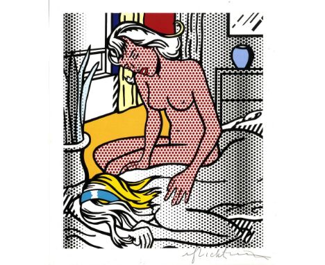 Artist: Roy Lichtenstein (American, 1923-1997). Title: "Two Nudes". Medium: Color relief print. Date: Composed 1994. Printed 