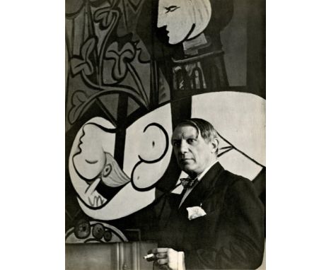 Artist: Cecil Beaton (English, 1904 - 1980). Title: "Pablo Picasso, rue de la Boetie #2". Medium: Original vintage photogravu