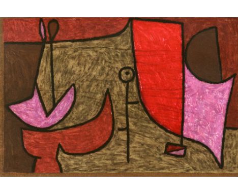 Artist: Paul Klee (Swiss/German, 1879 - 1940). Title: "Stilleben am Schalttag ["Still Life on February 29"]". Medium: Origina