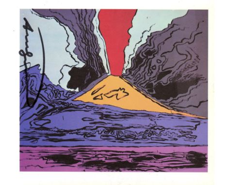 Artist: Andy Warhol (American, 1928 - 1987). Title: "Vesuvius #02". Medium: Color offset lithograph. Date: Composed 1985. Dim