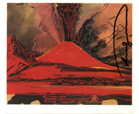 Artist: Andy Warhol (American, 1928 - 1987). Title: "Vesuvius #14". Medium: Color offset lithograph. Date: Composed 1985. Dim