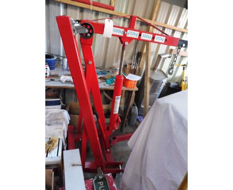 A one ton engine hoist, in almost new condition having seen little use by its current owner.