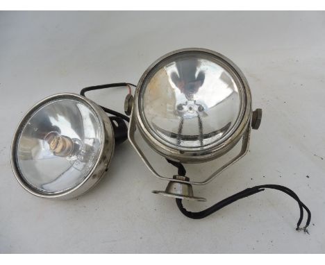 A Butler's 450 spotlamp and a pass lamp.