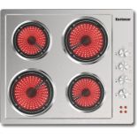 RRP £133.51 Stainless Steel Ceramic Hob Karinear 4 Zone Knob Ceramic Electric Hob 60cm