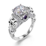 RRP £22.05 Jeulia 2.55 ct Heart Cut Diamond