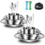 RRP £29.71 Odoland Camping Cutlery Set