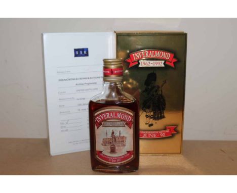 INVERALMOND 1962-1992 Single Malt Scotch Whisky. Distilled in 1960 at Lochanar Distillery, and matured in sherry wood until 1