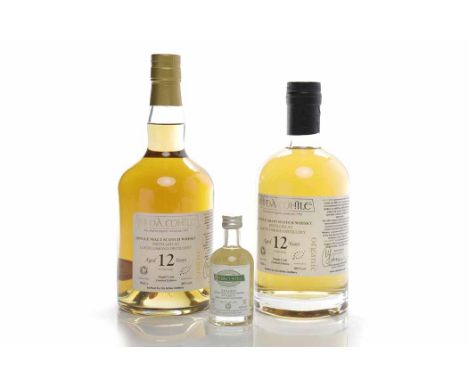 LOCH LOMOND 2000 AGED 12 YEARS - DA MHILE (2) Organic Single Cask Single Grain Scotch Whisky. Bottled in 2012. NCF. 70cl, 46%