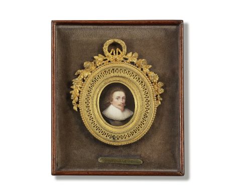 English School, 19th CenturyPortrait of George Villiers, bust-length, in a ruff bears inscription 'George Villiers Duke of Bu