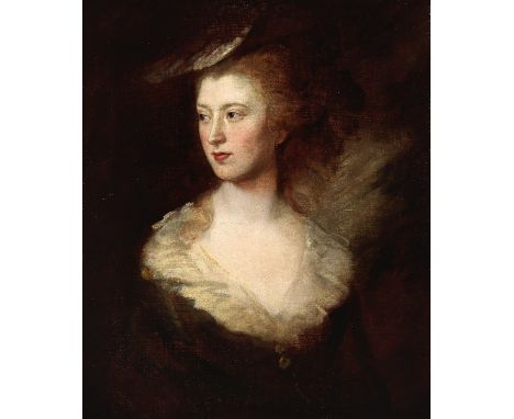 After Thomas Gainsborough, R.A., 18th CenturyPortrait of Mary Gainsborough, bust-length, in a hat oil on canvas76.4 x 62.9cm 