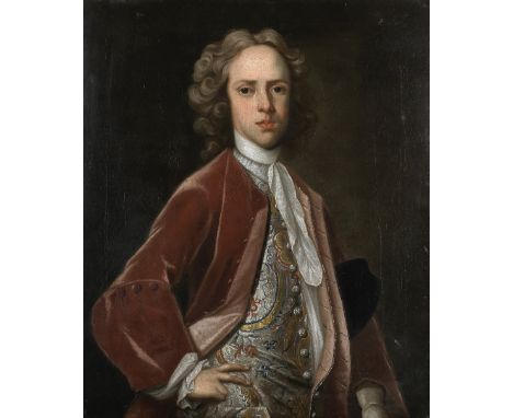 Circle of Enoch Seeman (Danzig circa 1694-1745 London)Portrait of a young man, said to be Heneage Dering (born 1719), half-le