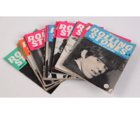 "The Rolling Stones Book Monthly" fan magazine a full run 27 copies from No.4 10th September 1964-No.30 November 1966.