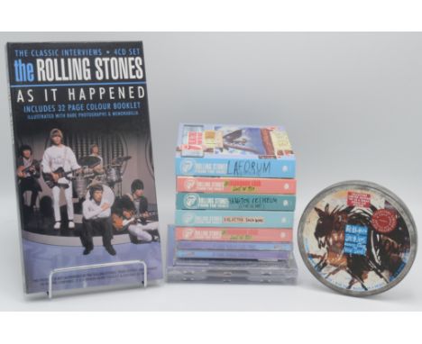 The Rolling Stones, a set of four Stones Shape picture CDs, a set of five From The Vault concert CDs and three other CDs