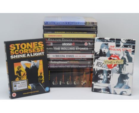 Rolling Stones, a collection of DVDs